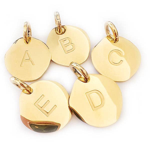 Letter Charm for wholesale by Lauren Amble Designs