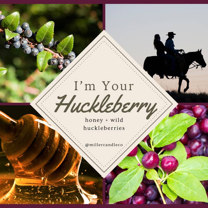 Miller Candle Co. - Wholesale Jar/Filled Candle - I’m Your Huckleberry Candle