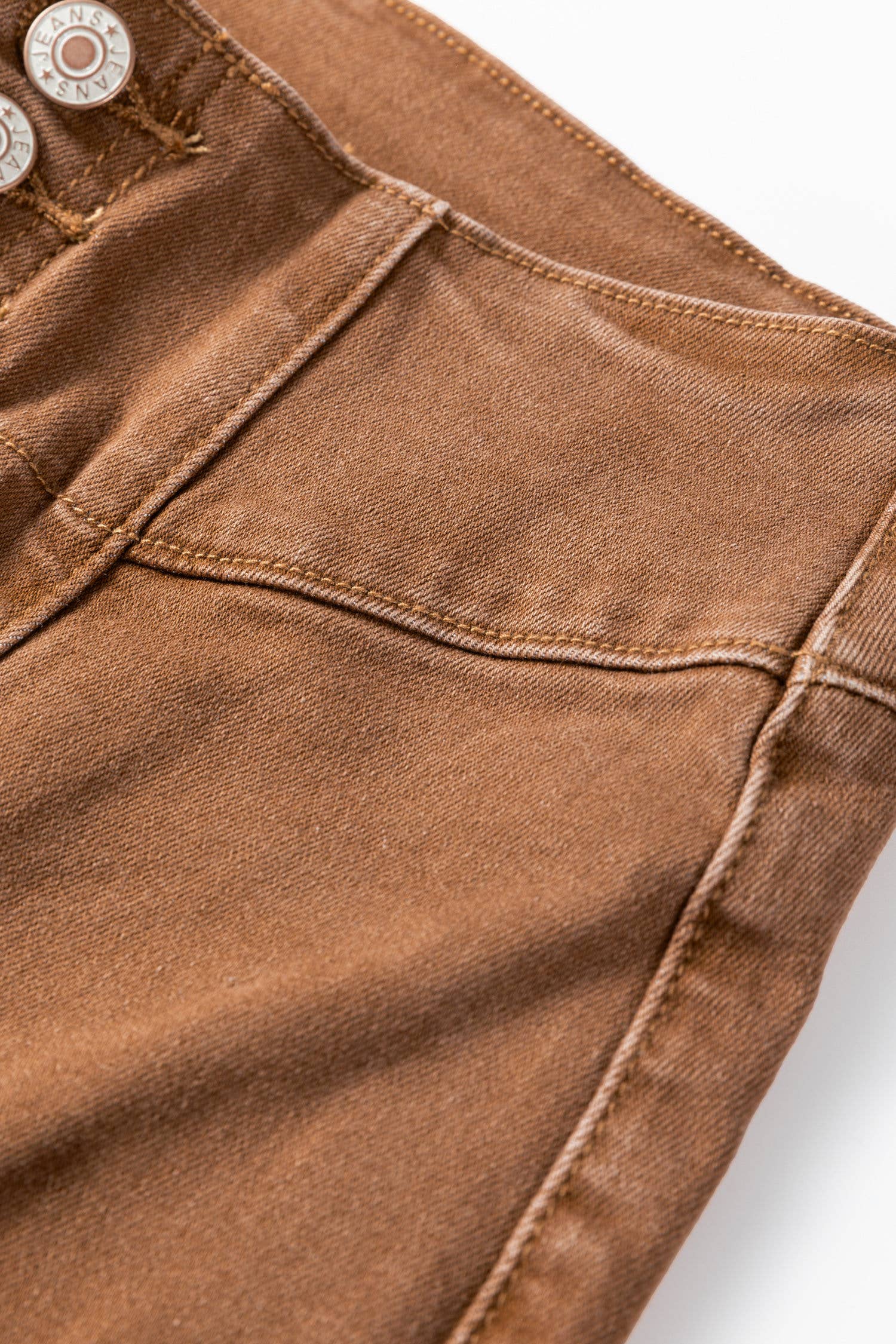 66DISCO - Wholesale Jeans - Women's - 66Western High Waist Button Fly Seamed Raw Hem Flare Jeans11