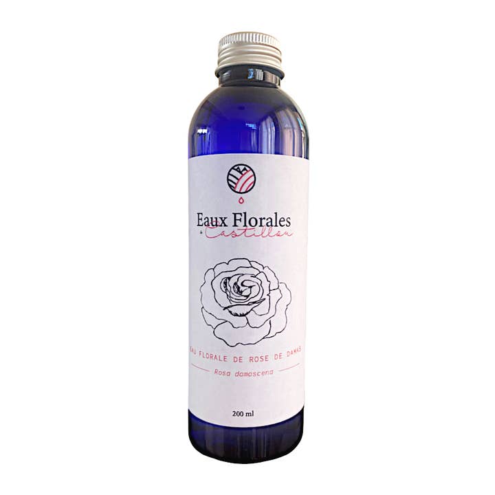 Eaux Florales de Castillou - Wholesale Face & Body Mist/Water - Organic Damask Rose Flower Water - 200 ml