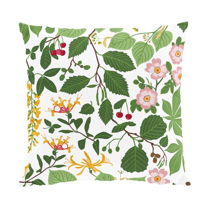 Haga Green Cushion Cover for wholesale by Arvidssons Textil