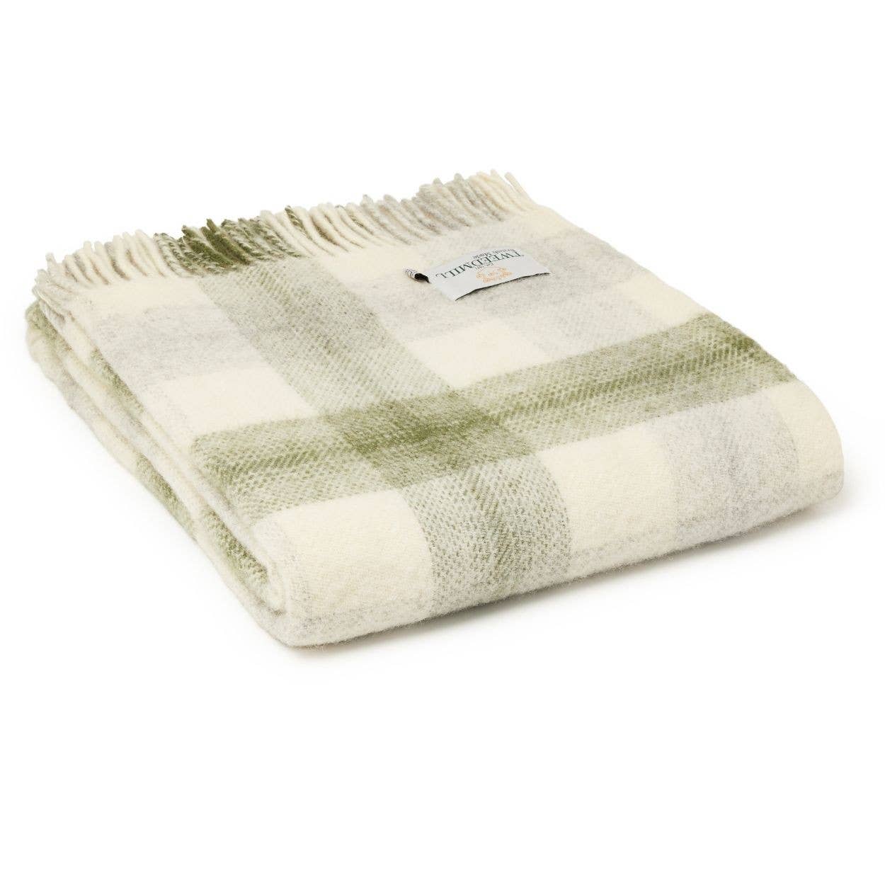 Tweedmill Textiles - Wholesale Throw Blanket - Meadow Check Pure New Wool Throw 1