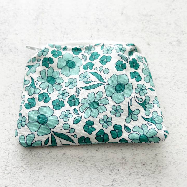 Small Fabric Pouch, Zipper Pouch, Coin Purse, Coin Pouch for wholesale by Mangham Made