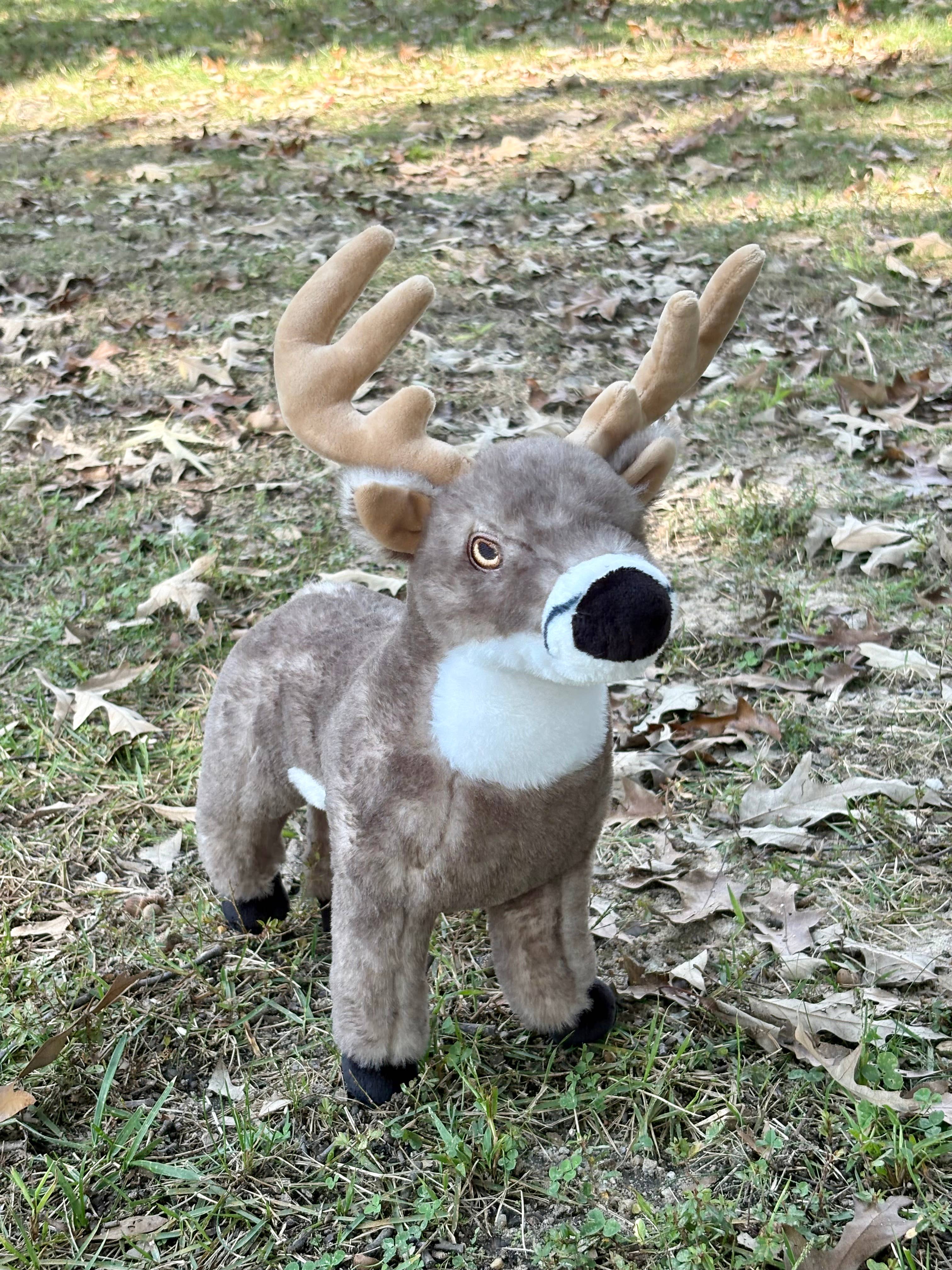 The Petting Zoo - Wholesale Stuffed/Plush Toy - Kids & Baby - Recycled Earth Keeperz White-Tailed Buck medium 12"3