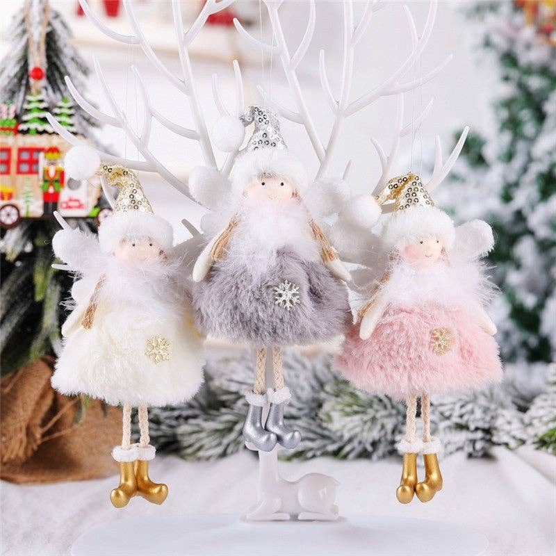 ShieldChic - Wholesale Ornament - Christmas Feather Angel Pendant4