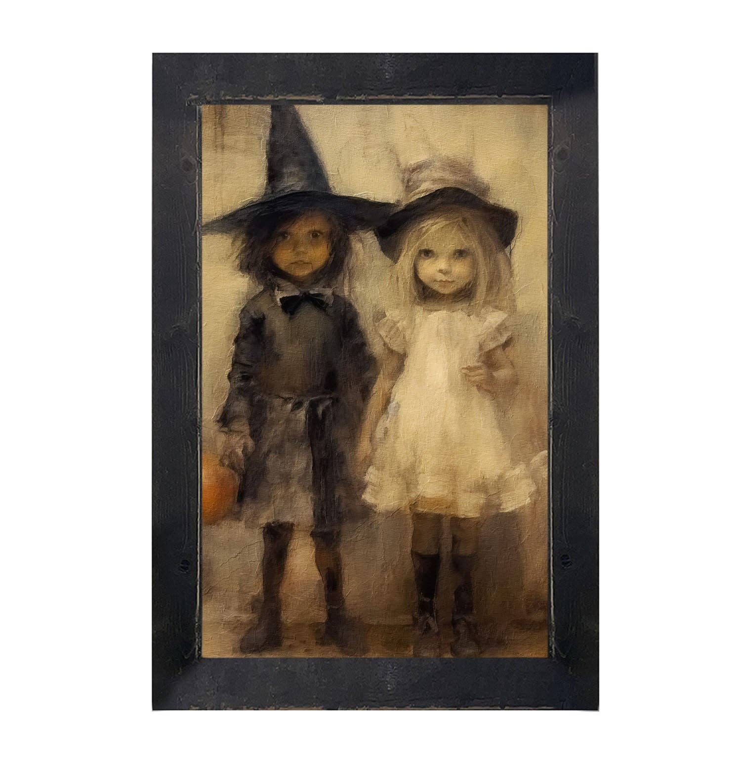 ginger blue - Wholesale Art Print - Halloween Children - Vertical Frame0