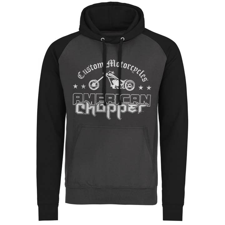 American Chopper Washed Logo Baseball Hoodie for wholesale by Hybris Production AB