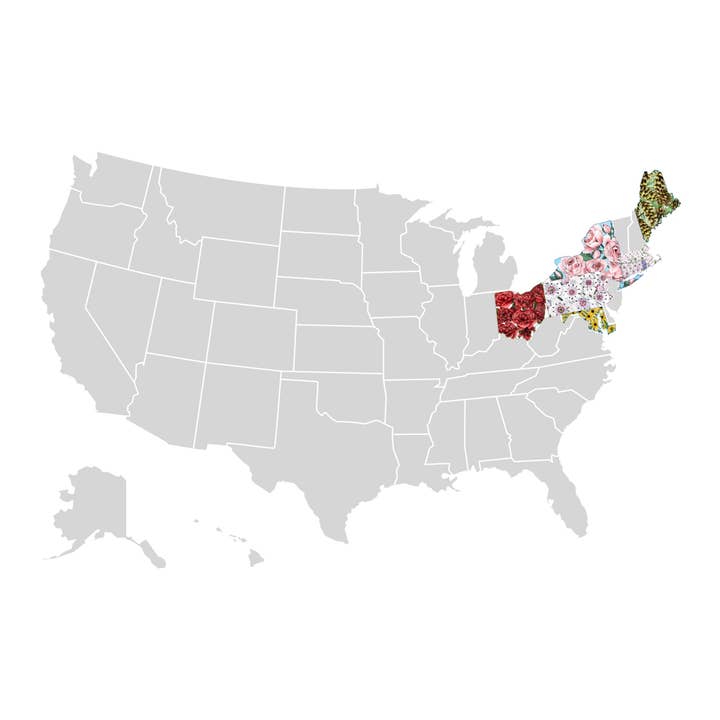 State Flower Series for wholesale by Amanda Surveski Wildlife Art