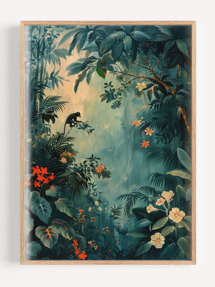 Henri Rousseau La Jungle équatoriale I108-35 pour la vente par Peardrop Prints