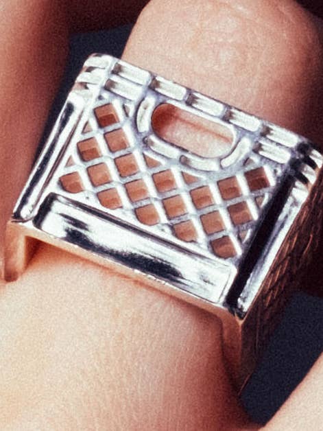 Milk Box Ring for wholesale by Souper Studio