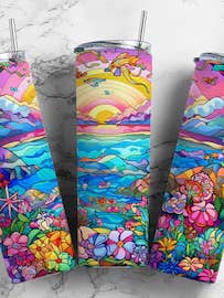 Nature tumblers for wholesale by Dirt Rebel Gypsy