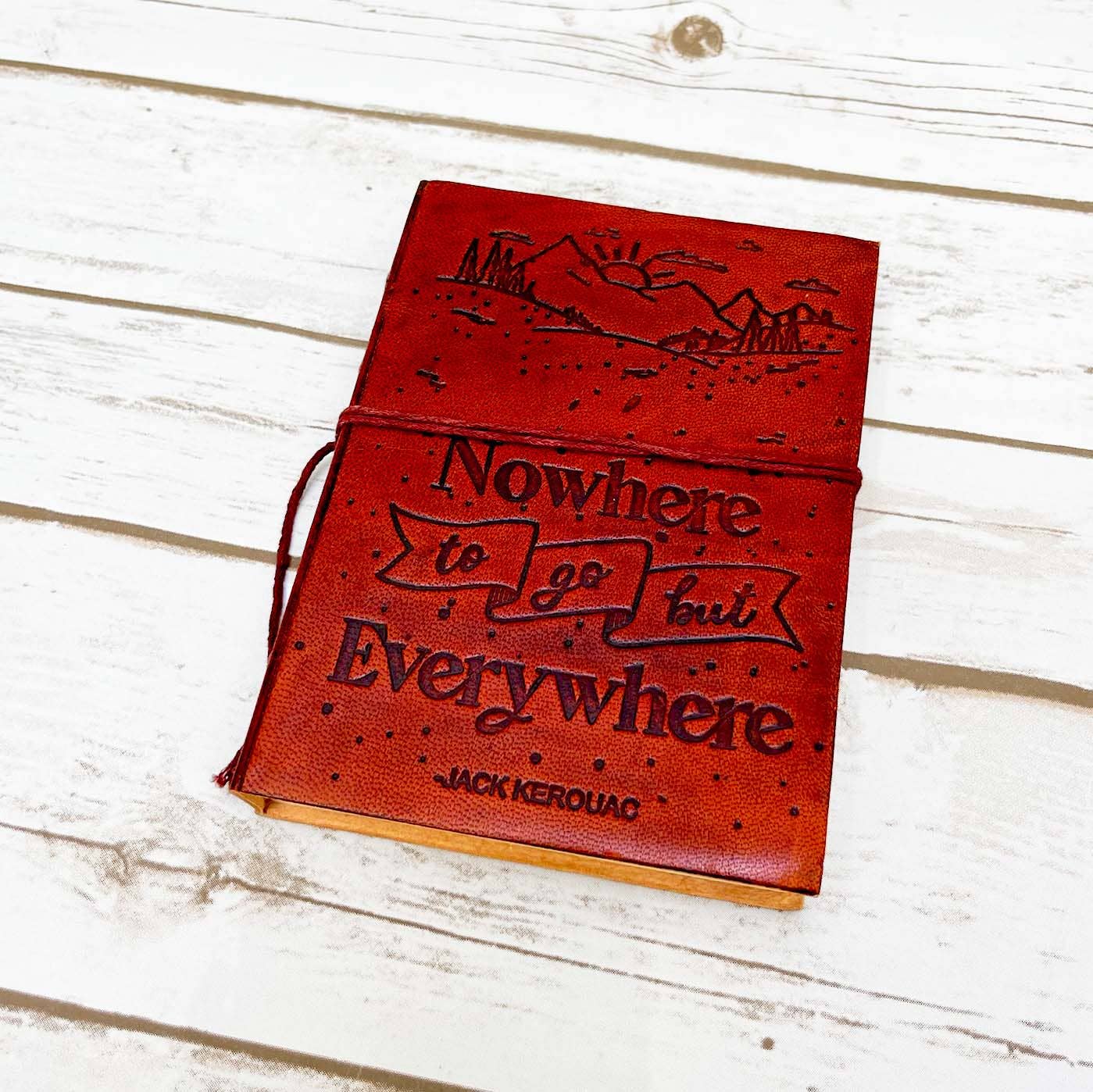 Soothi | Containers Of Creativity - Wholesale Journal/Diary - Nowhere And Everywhere Leather Journal - 5x7 Lined
