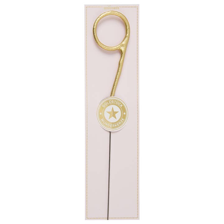 9 gold gold pieces pink Wondercandle® classic for wholesale by Wondercandle