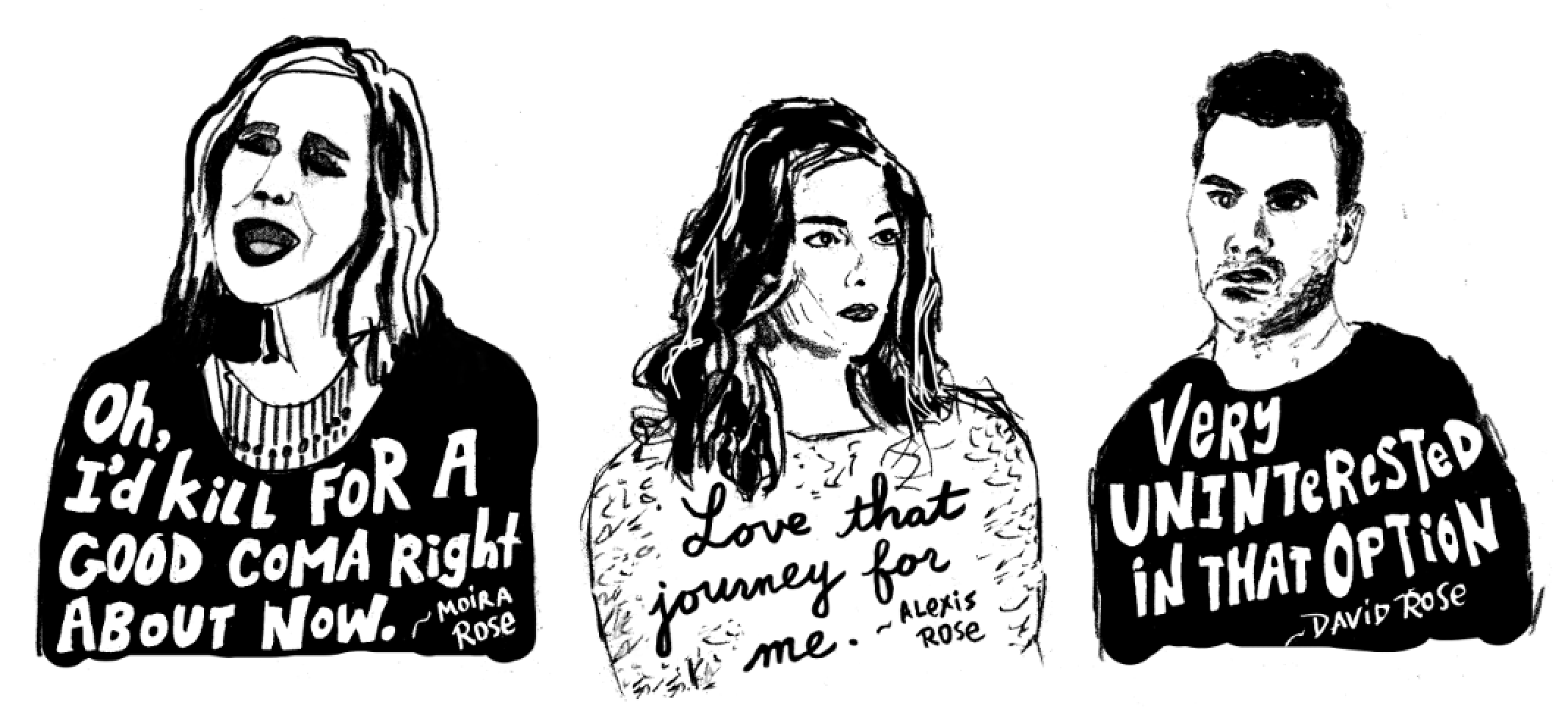 Megan Lee Designs - Wholesale Screen Printed T-Shirt - Women's - Moira Rose (Schitt's Creek) : Women's Tee1