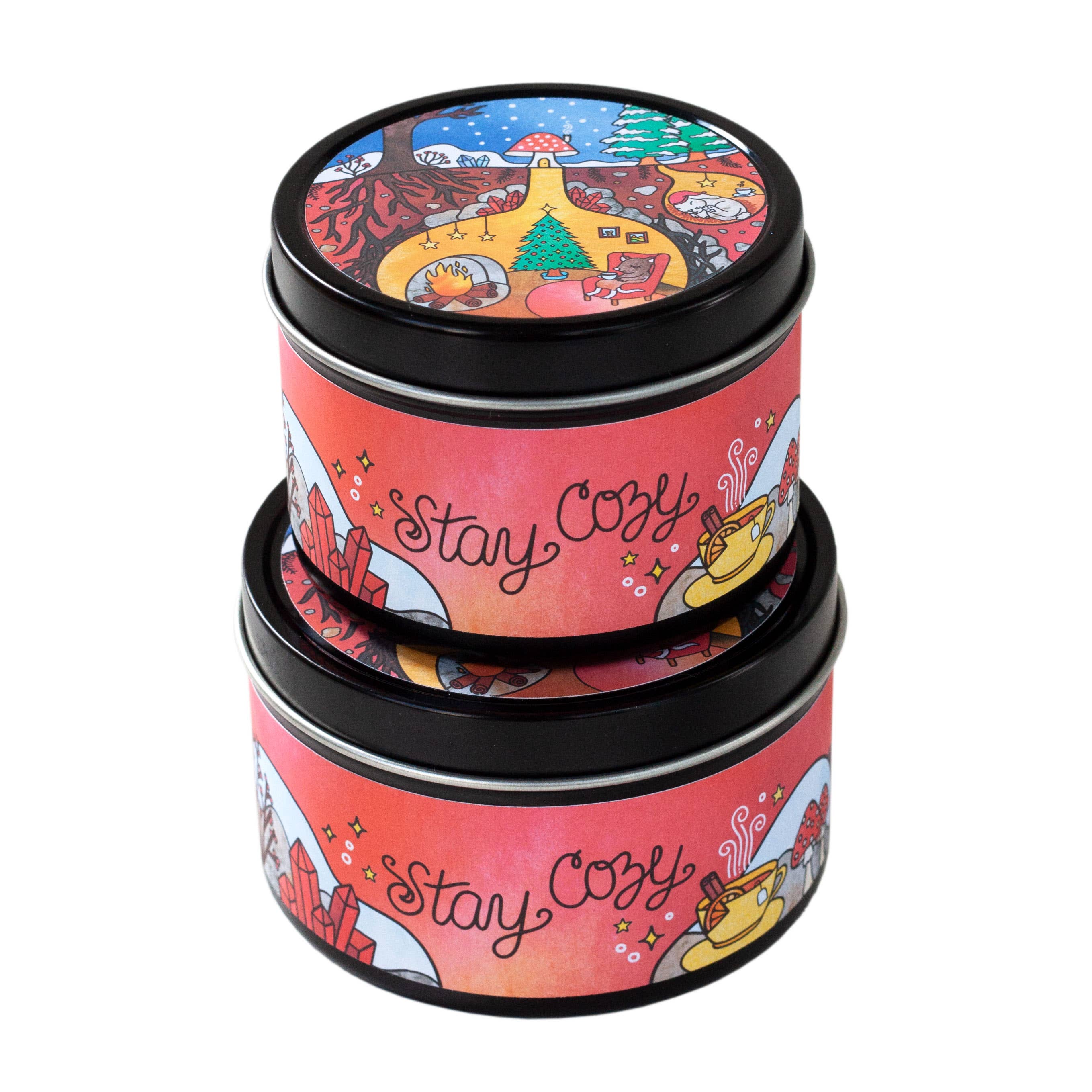 Rachel Beyer - Wholesale Travel Candles - Stay Cozy - Winter Holiday Christmas Candle - Orange Spice2