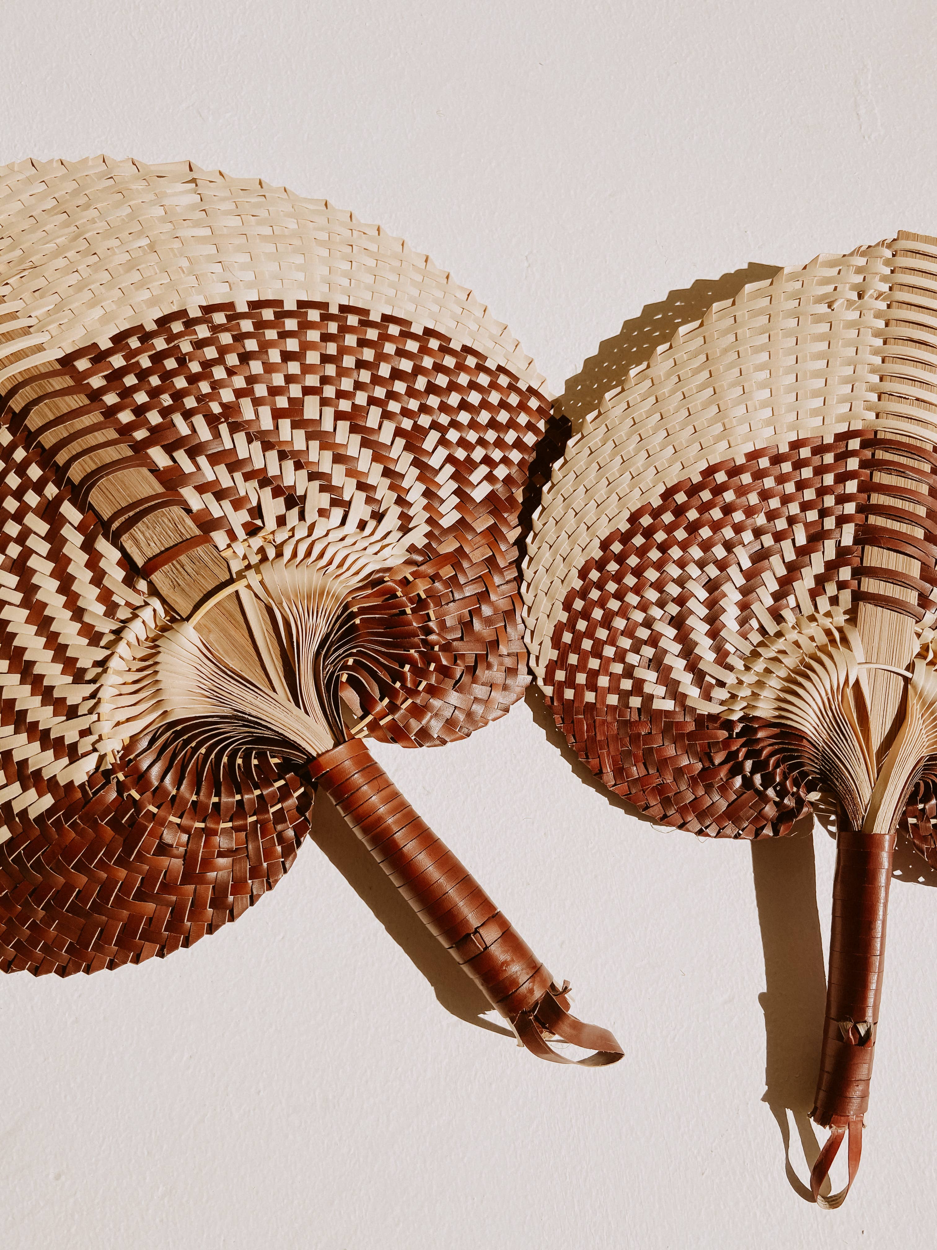 Village Thrive - Wholesale Wall Accent - Woven Paradisio Fan in Clay Ombre3