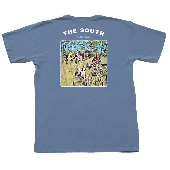 Classic Quail Short Sleeve Pocket Tee for wholesale by Peach State Pride