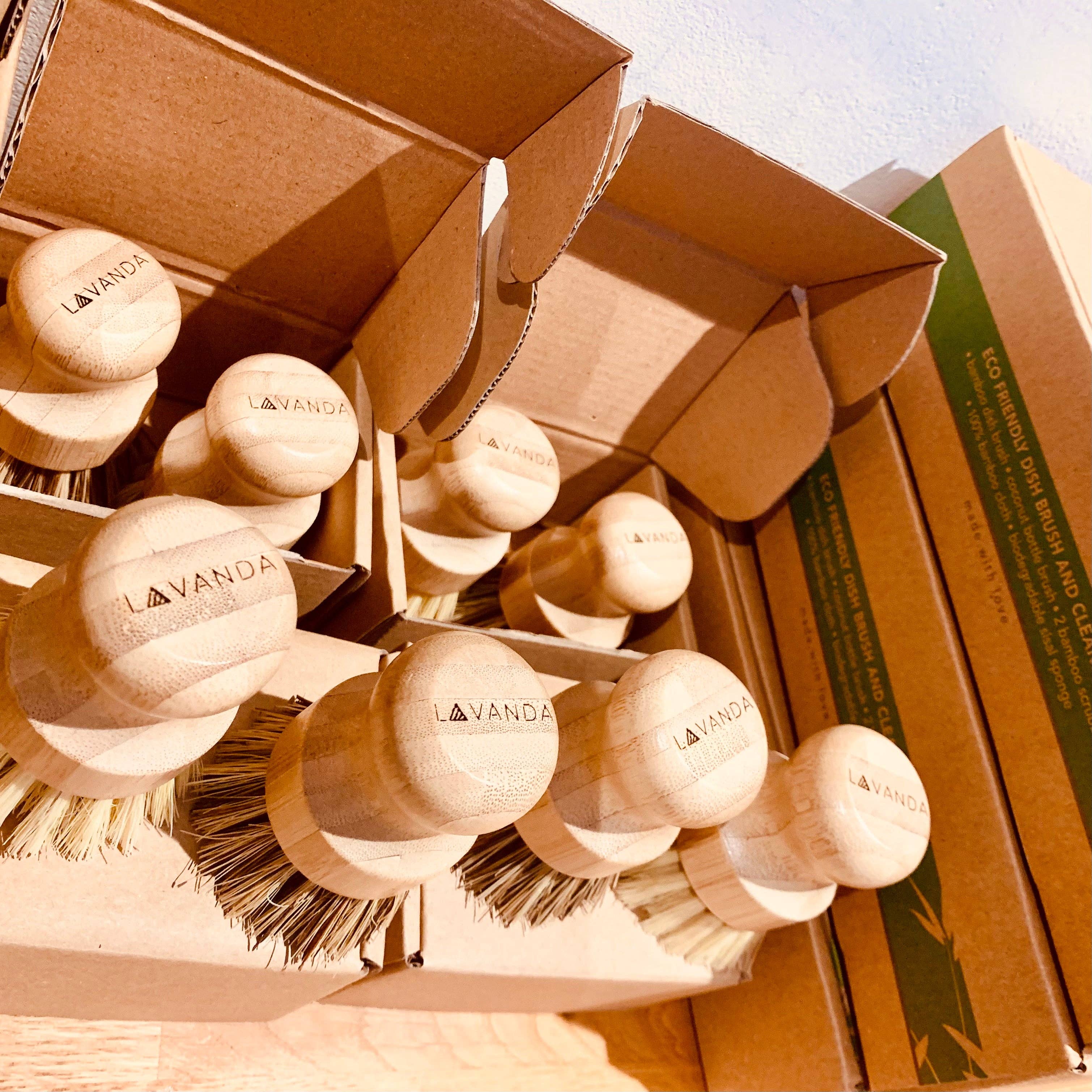 ecojiko – wholesale Cleaning brush – Personalised Pot Scrubber (single / harder bristles) 3