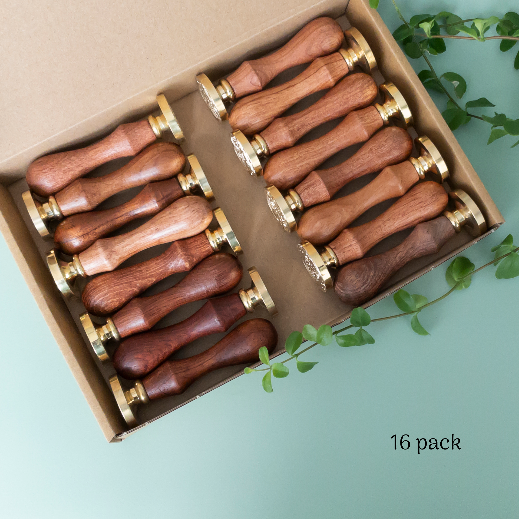 Fairy Nature – Engroshandel Gummistempel/pyntestempel – Voksstempler (Skov) med håndtag - Vintage seglestempel6