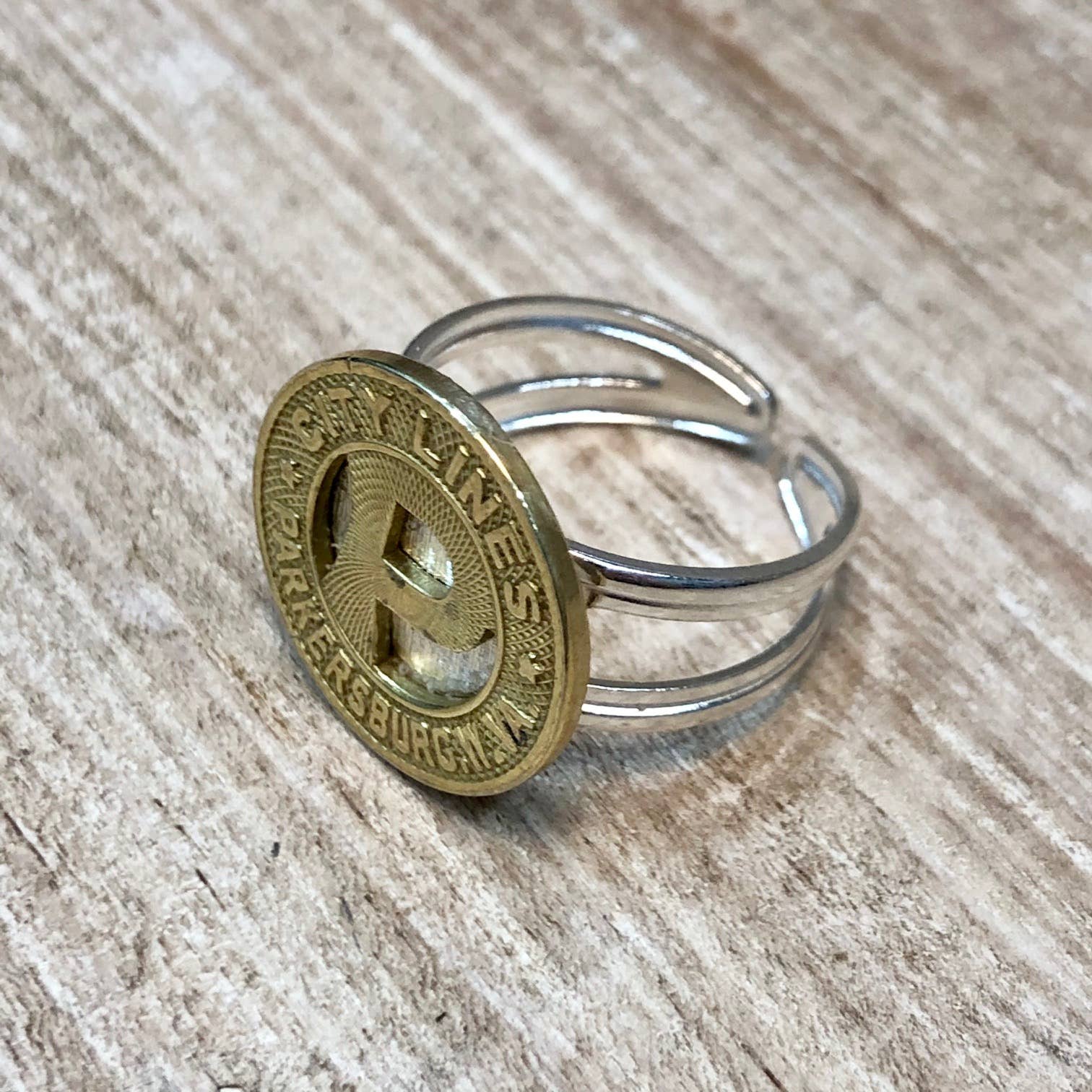 Lorraine Frances Jewelry - Wholesale Band/Stacked Ring - Vintage Token Sterling Ring1