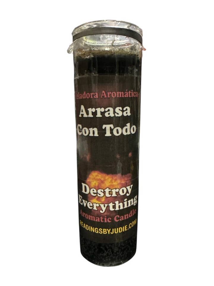 Destroy Everything Candle for wholesale by Readings by Judie Team