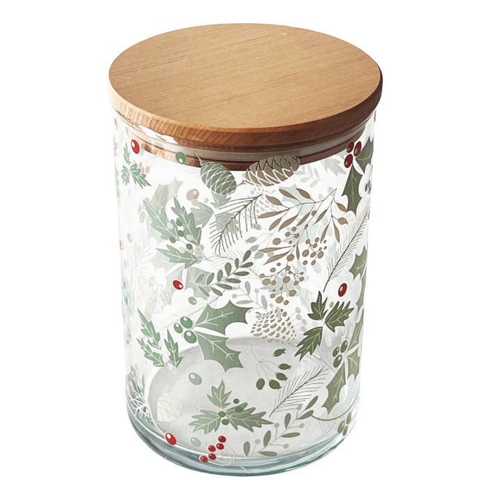 Wunderle GmbH - Wholesale Jar - Christmas Green Storage Jar - A Touch of Winter Magic1