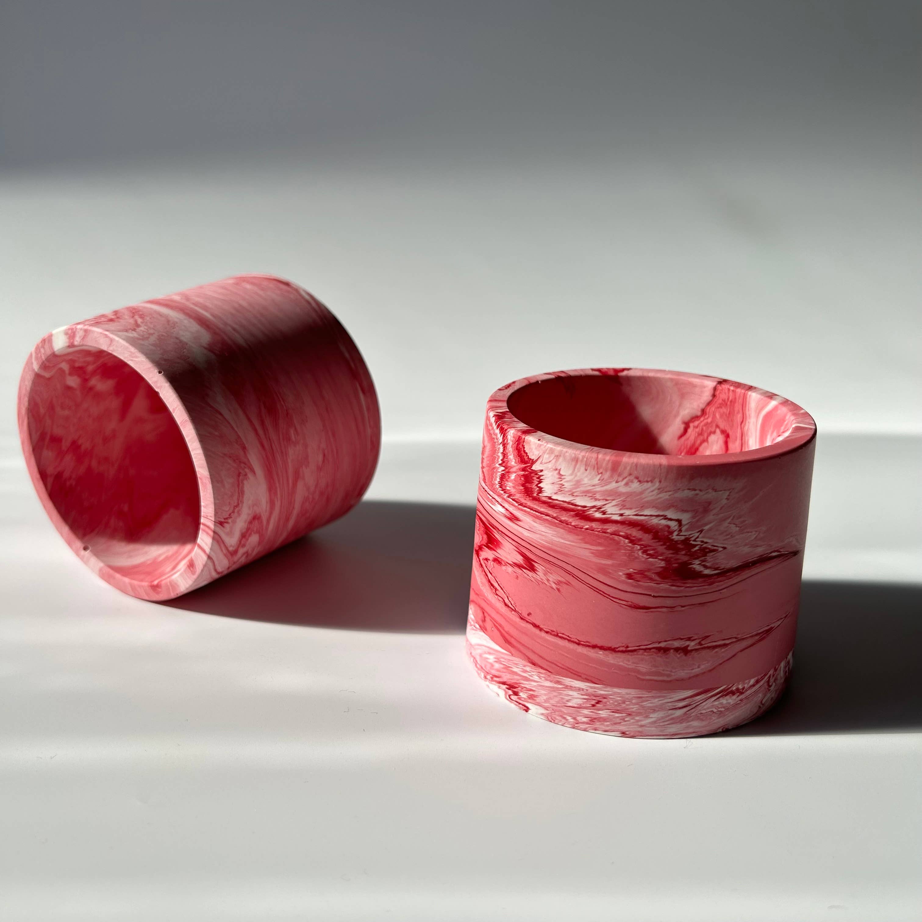 AlphaGrayArt - Wholesale Plant Pot - Pink Marble Pot | Plant Pot | Matchstick pot | Indoor Plant3