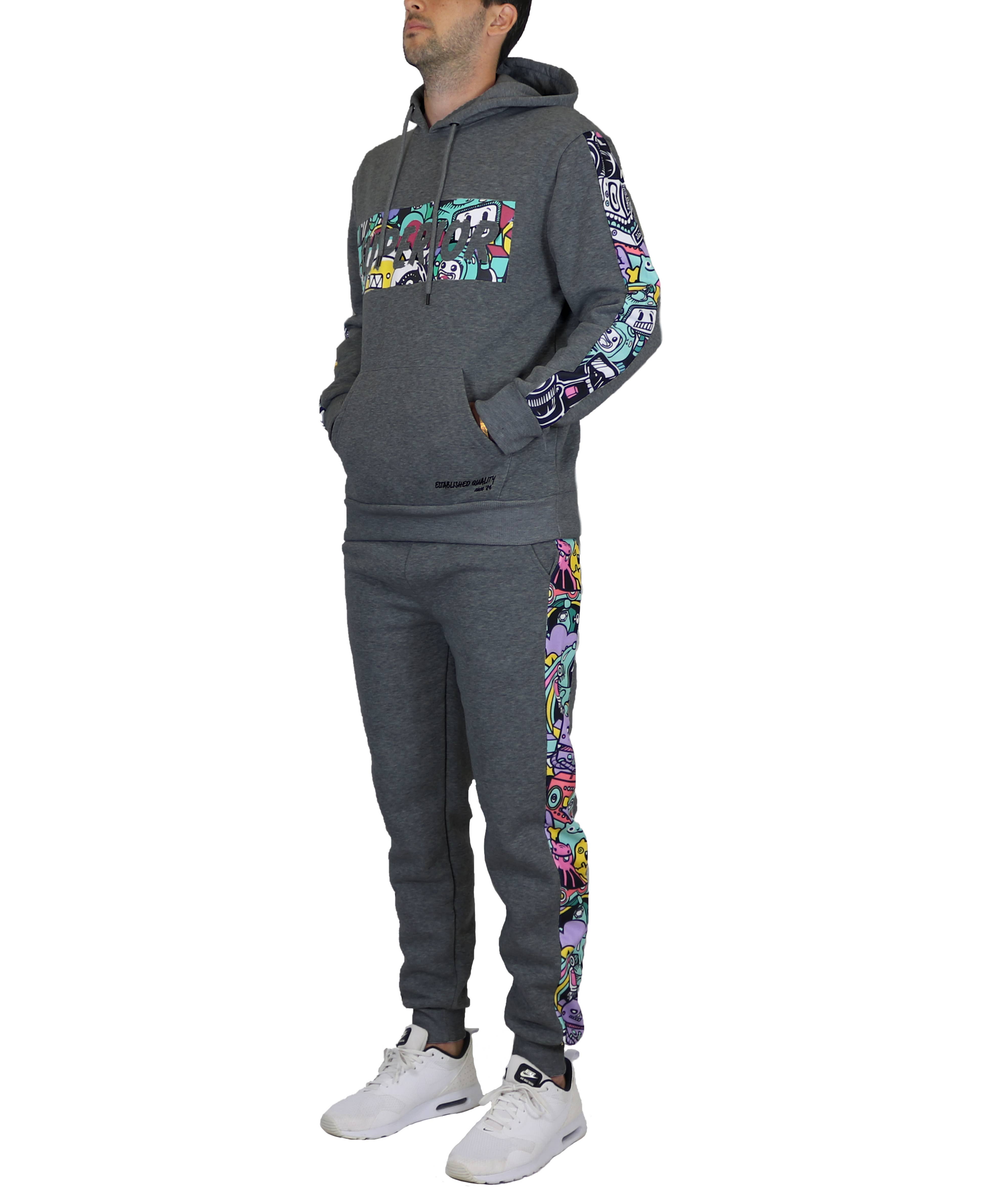 Galaxy By Harvic - Wholesale Lounge Set - Men's - Men's Fleece Hoodie & Jogger Set - SUPERIOR5