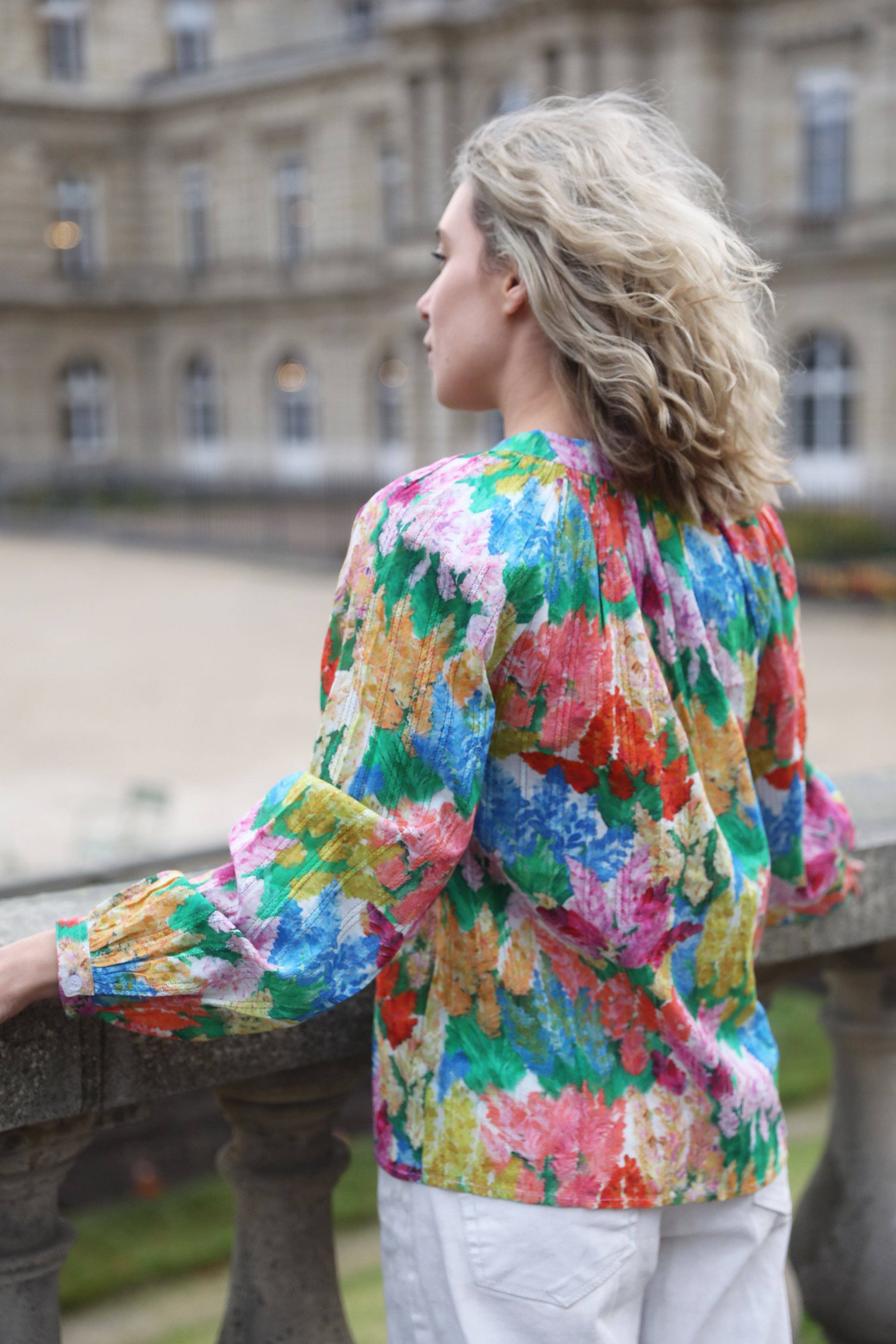 Frank & Dollys - Wholesale Button Down Shirt - Women's - Jardin Blouse14