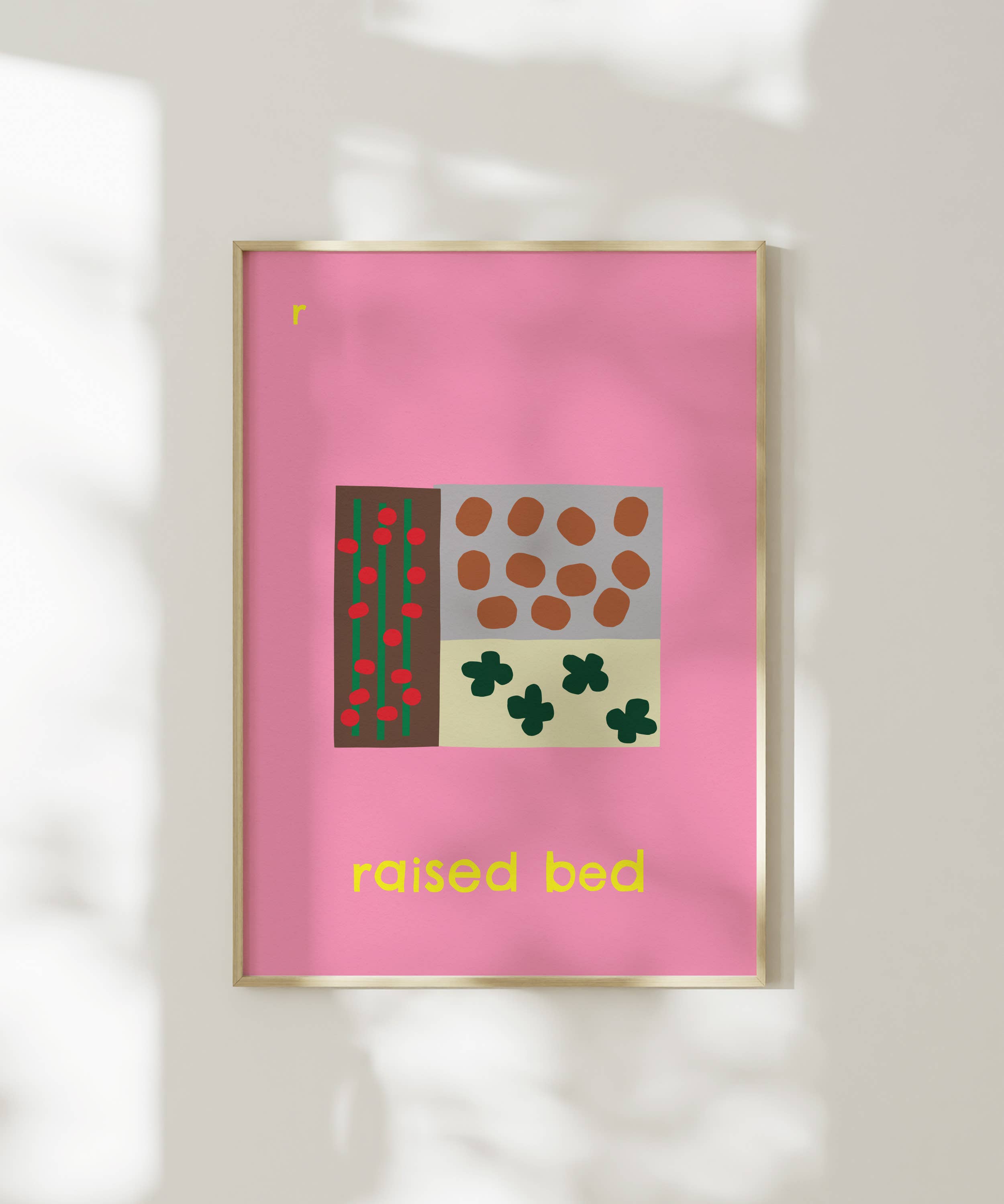 Surprise Radish - Wholesale Art Print - Raised Bed Print | Letter R Alphabet Print3