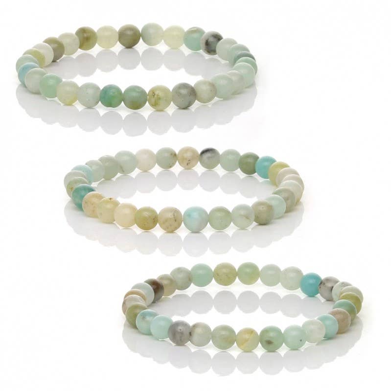 UniArt - Wholesale Cuff Bracelet - Natural amazonite bracelet1