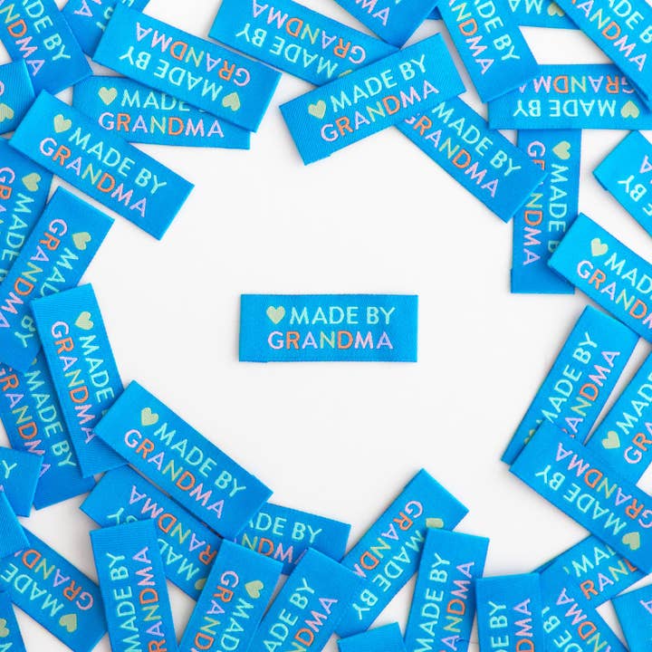 Sarah Hearts - Wholesale Knutselbenodigdheden - Gemaakt door oma - Het naaien van geweven kledinglabels1