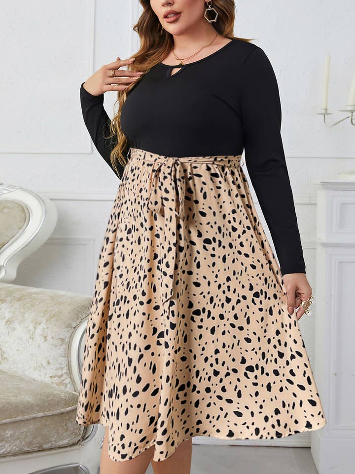 Wave Print Fashionable Loose Dress for wholesale by Wholesalesir