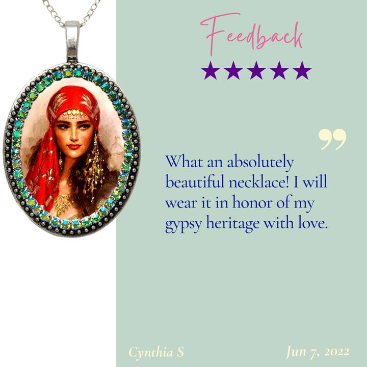 MariaSantissimaShop - Wholesale Pendant/Charm Necklace - Bohemian Rhapsody: Gipsy Woman's Victorian 5