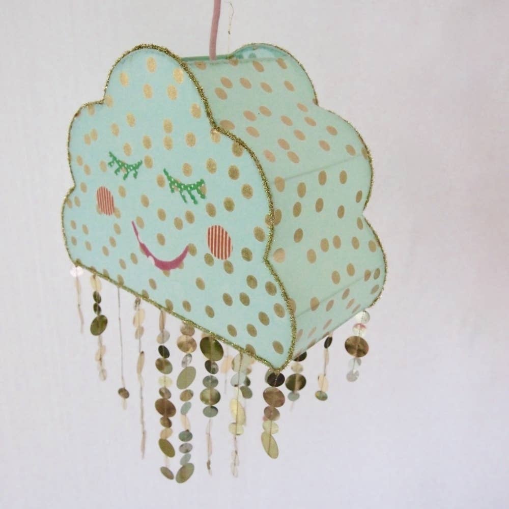 NOÏ Hamburg – wholesale Lampshade – Lampshade Set 3 Goldy Cloud2