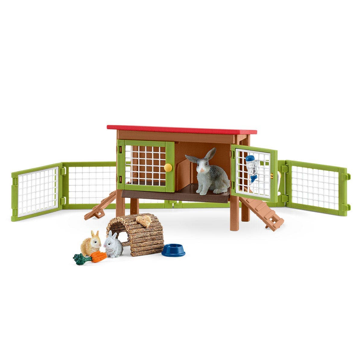 Schleich - Wholesale Toy Set - Kids - Rabbit Hutch Farm Figurine Toys Play Set1
