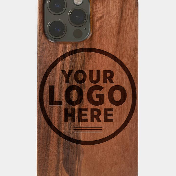 Custom Walnut Wood iPhone 13 Pro Case | Magsafe iPhone 13 Pro Cover for wholesale by Engraved In Nature
