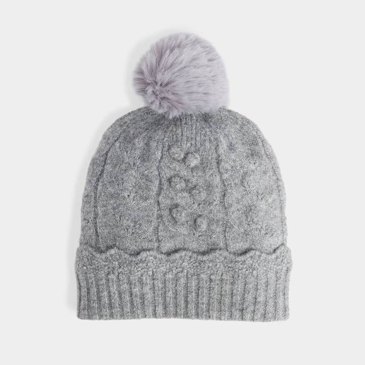 COCO + CARMEN - Wholesale Beanie - Women's - Sweet Scallop Knit Hat3