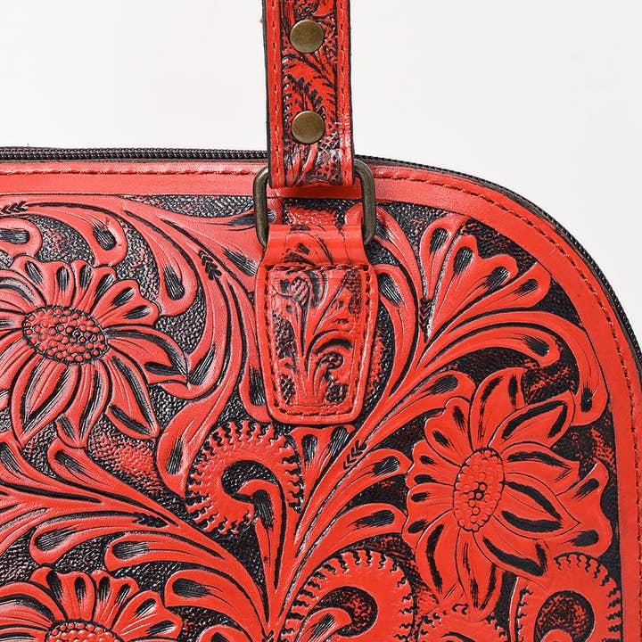 HILASON - Wholesale Tote Bag - Women's - American Darling Tote Hand Tooled Genuine Leather women bag western handbag purse35