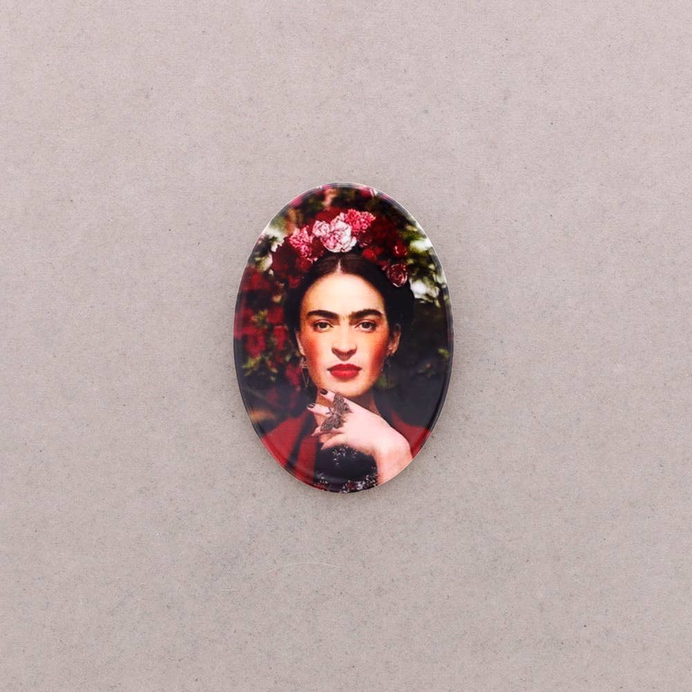 Sonata - Wholesale Snap Jewelry - Frida Oval Resin Brooch5