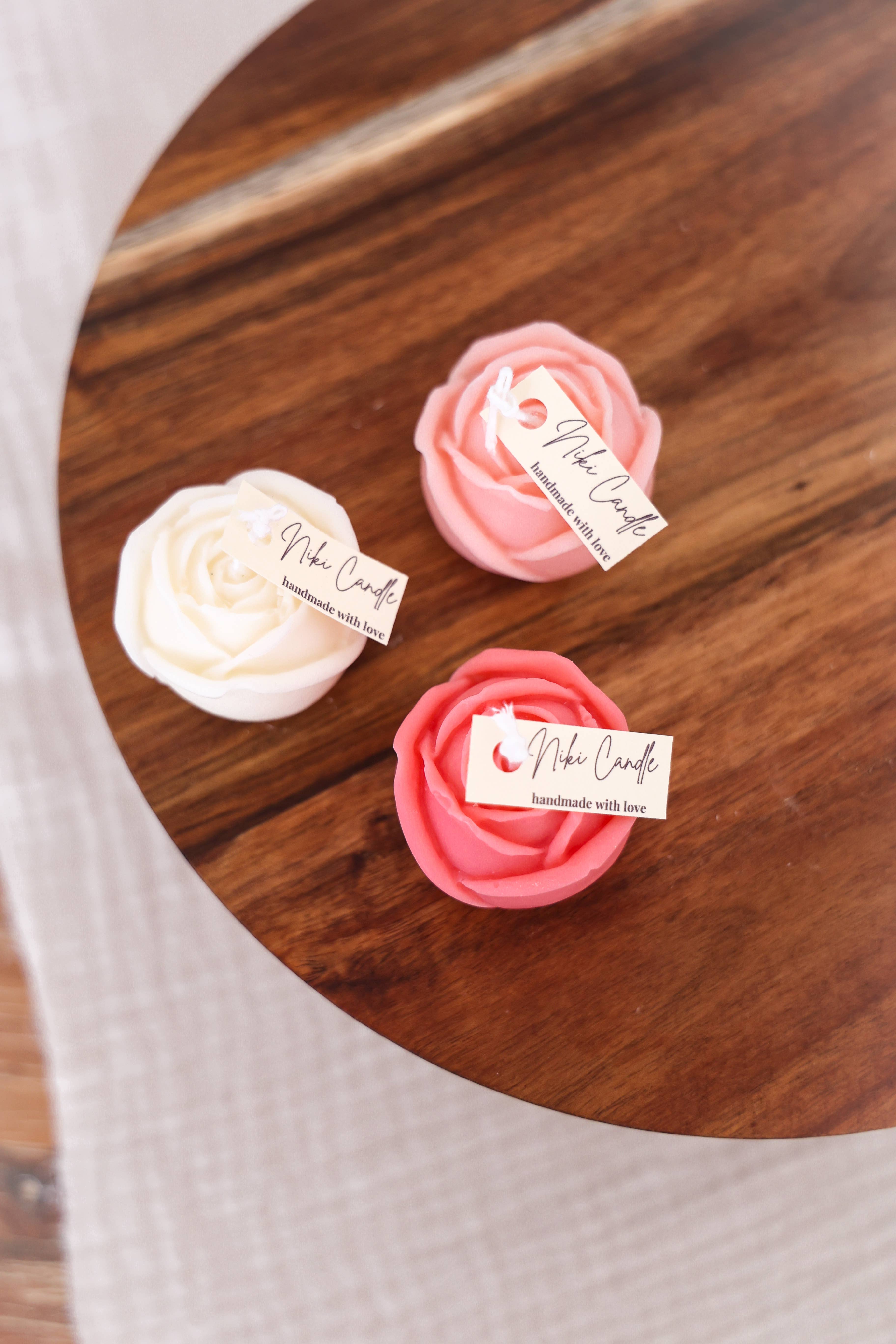 Niki Candle - Wholesale Novelty Candle - rose4
