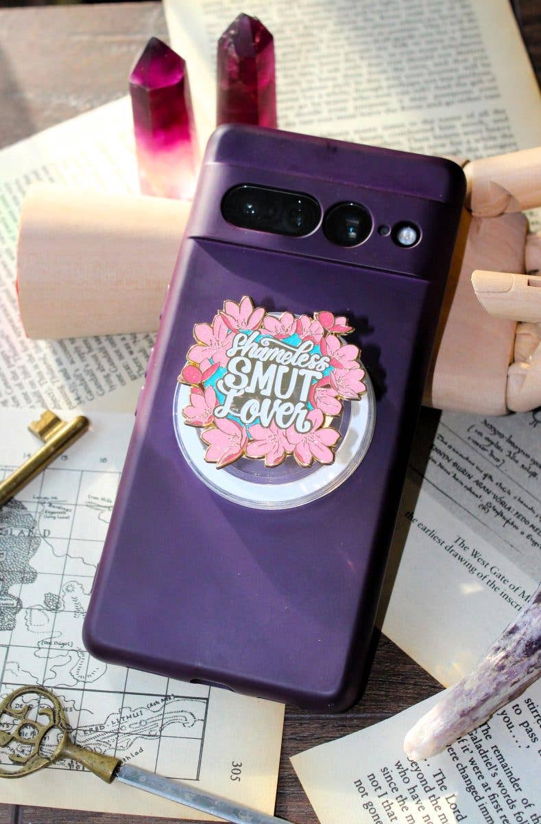 Geek and Artsy - Wholesale Phone Grip - Shameless smut lover magnetic Kindle Grip, bookish magnetic phone grip, interchangeable ereader holder2