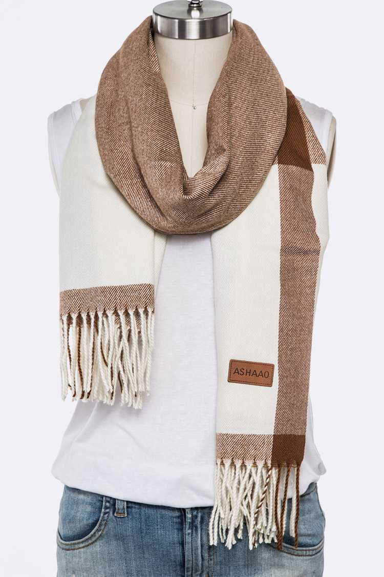 Artini Accessories - Wholesale Scarf - Women's - Super Soft Large Cashmere Blend Scarf8