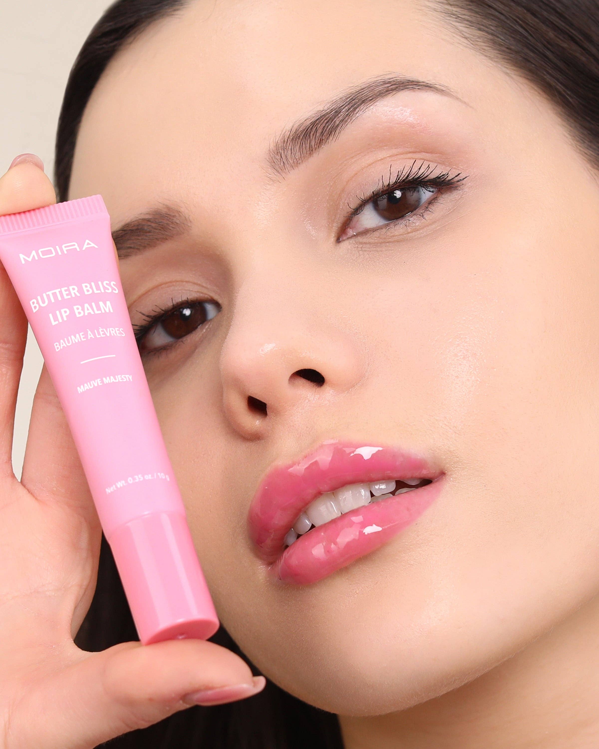 Moira Cosmetics – Bálsamo labial por atacado – Bálsamo labial Butter Bliss (010, Mauve Majesty)2