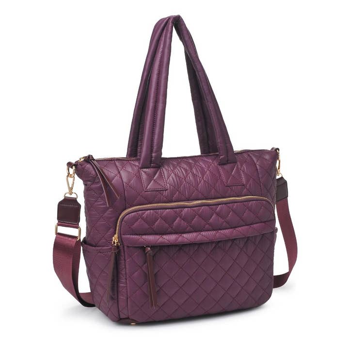 Urban Expressions – wholesale Tote bag – Women's – Jayna Quilted Nylon Tote5