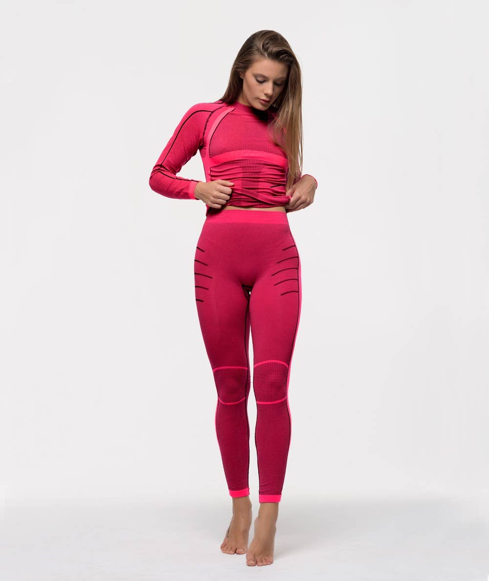 Roos Polypropyleen sportset Acro met hoge compressie voor groothandel op Faire3