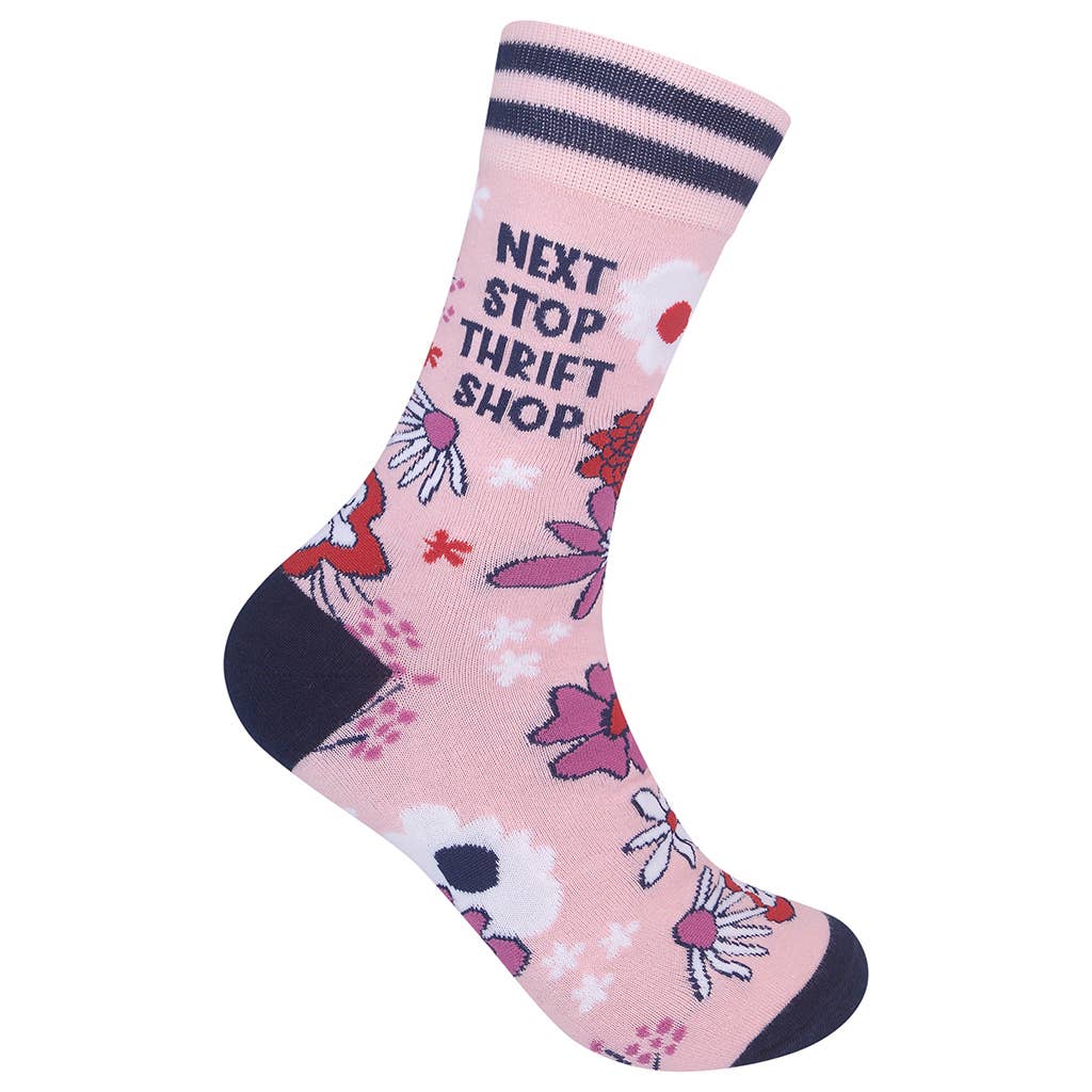 Funatic - About Face Designs - Nice Enough Merch Co – Großhandel Socken - Unisex – Nächster Halt Secondhandladen Socken | Lustig | Funatic6