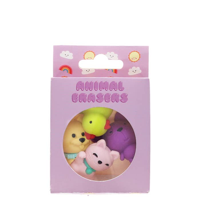 Rex B2B - UK – wholesale Eraser – Adorable animal erasers (set of 4) - Medley