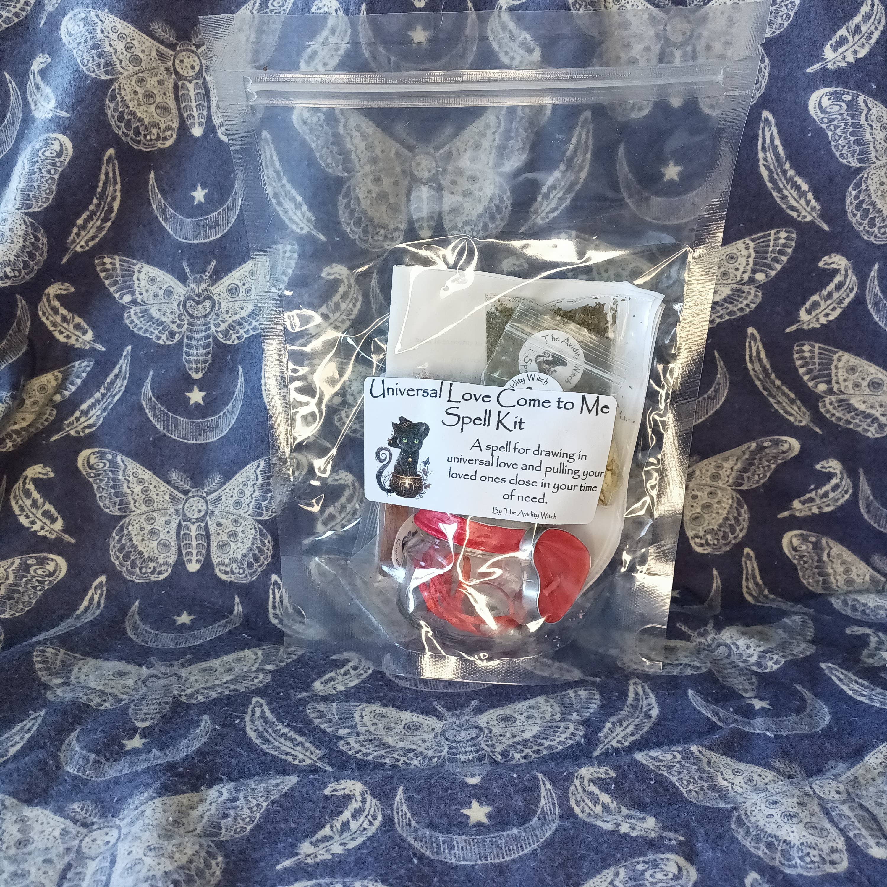 The Avidity Witch - Wholesale Meditation Supplies - Universal Love Come to Me Spell Kit7
