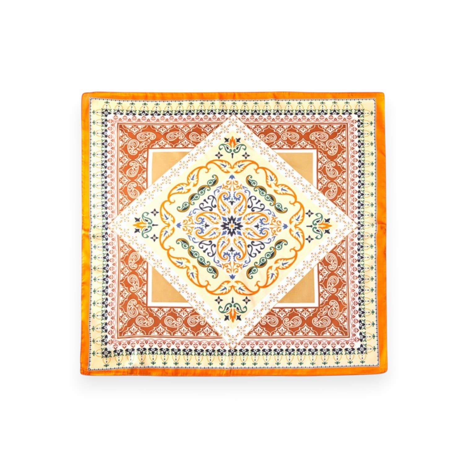 LA Jewelry Plaza – Engroshandel Tørklæde - Dame – Orientalsk arabesk mønstret bandana firkantet tørklæde7